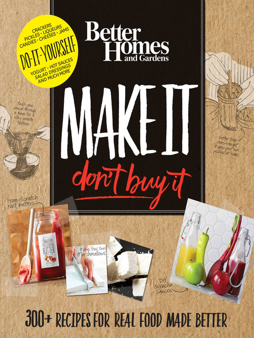 Title details for Better Homes and Gardens Make It, Don't Buy It by Better Homes and Gardens - Available